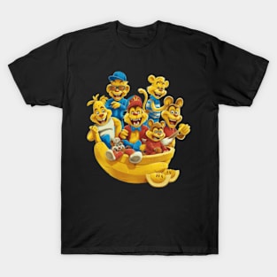 Banana Splits - Monkey Dessert Dreams T-Shirt